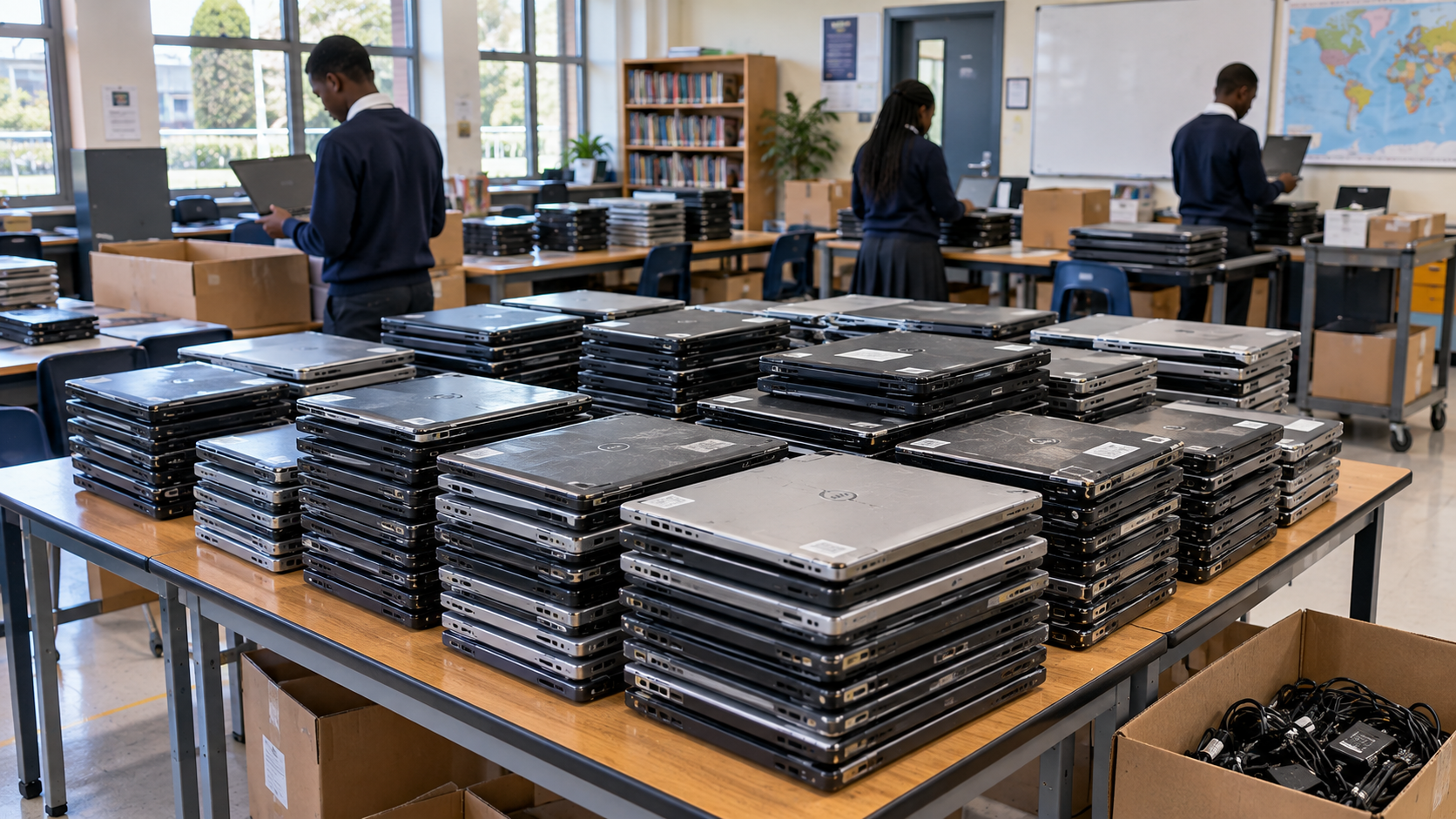 Computer Recycling for Houston Schools