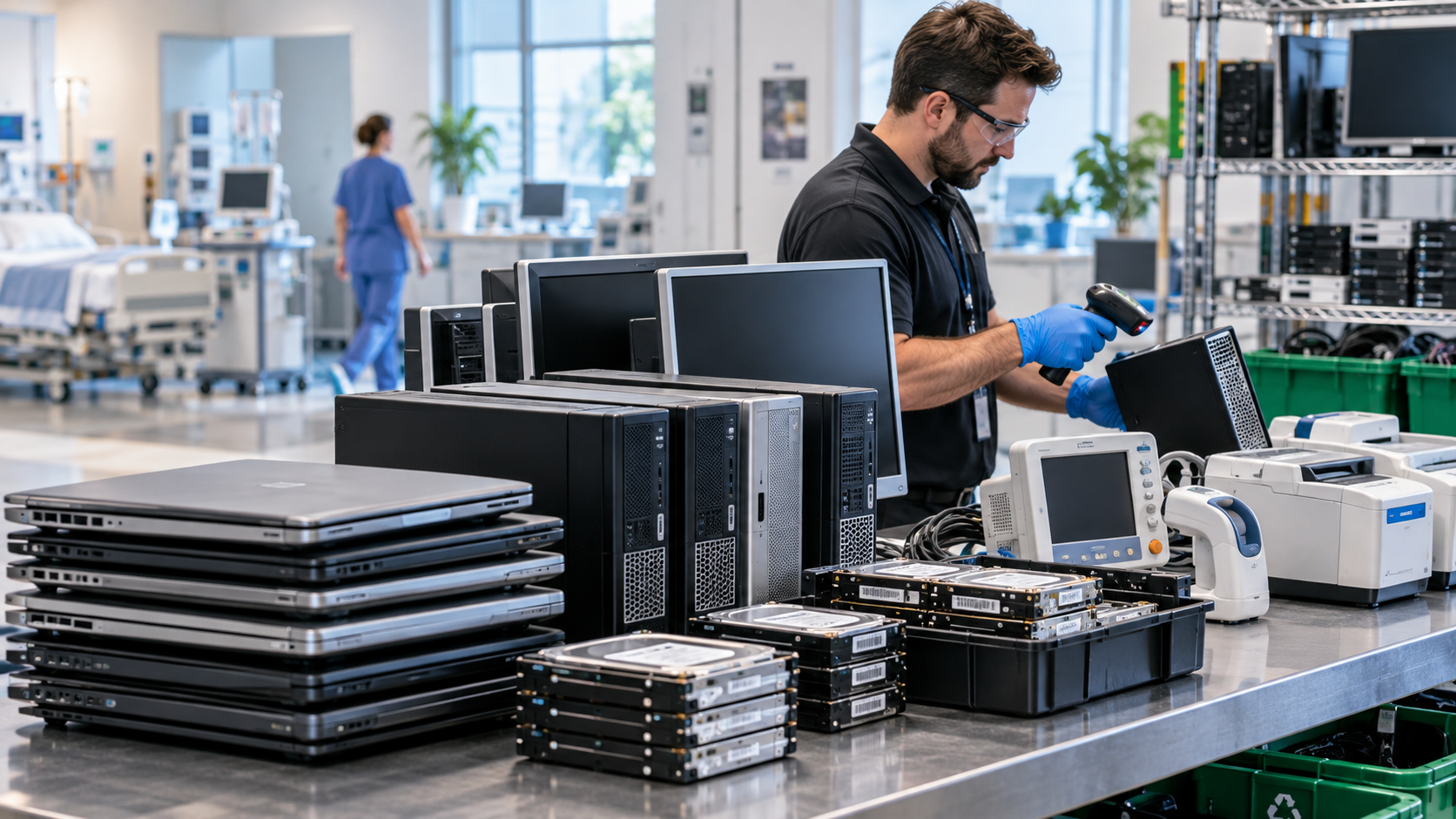 Electronics Recycling for Healthcare: A Practical ITAD Guide healthcare electronics recycling