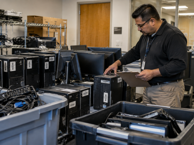 How to Recycle Desktop Computers From an Office