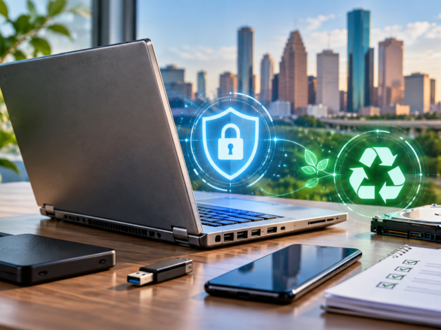 How to Recycle an Old Laptop Safely in Houston